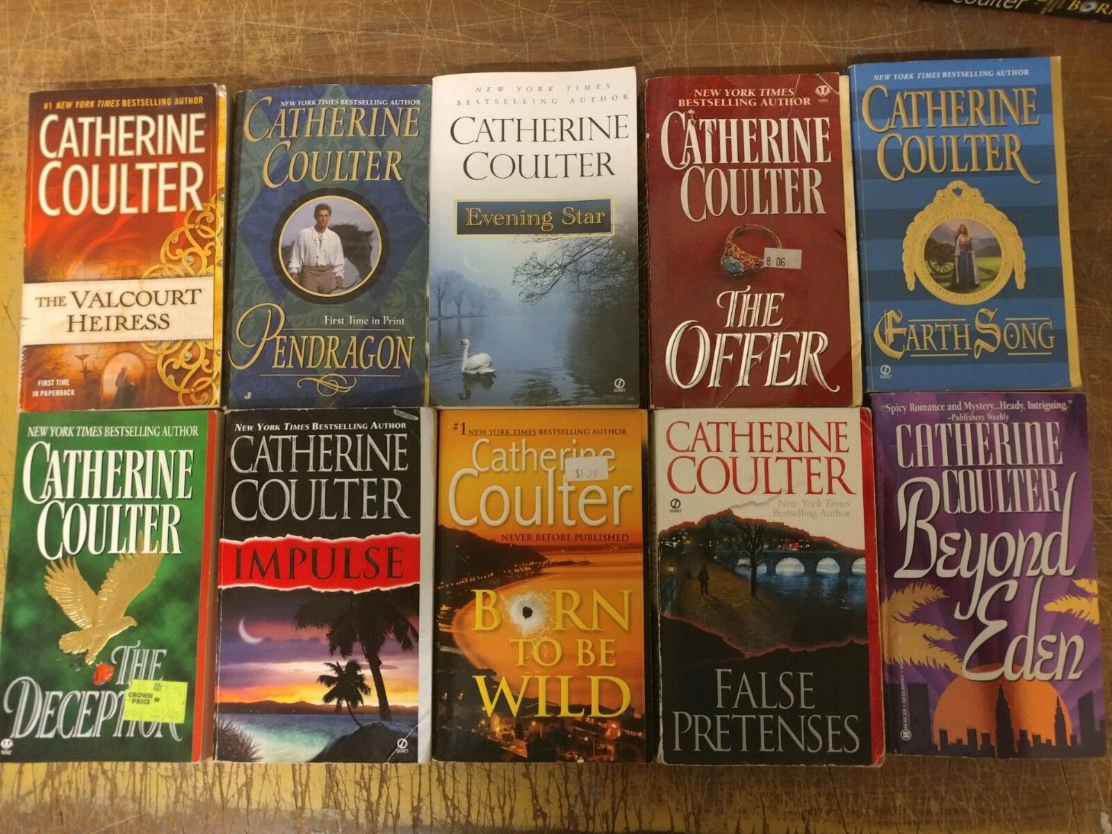 Lot of 10 Catherine Coulter FBI Mystery Thriller MIX Popular Paperback Books MIX Без бренда - фотография #5