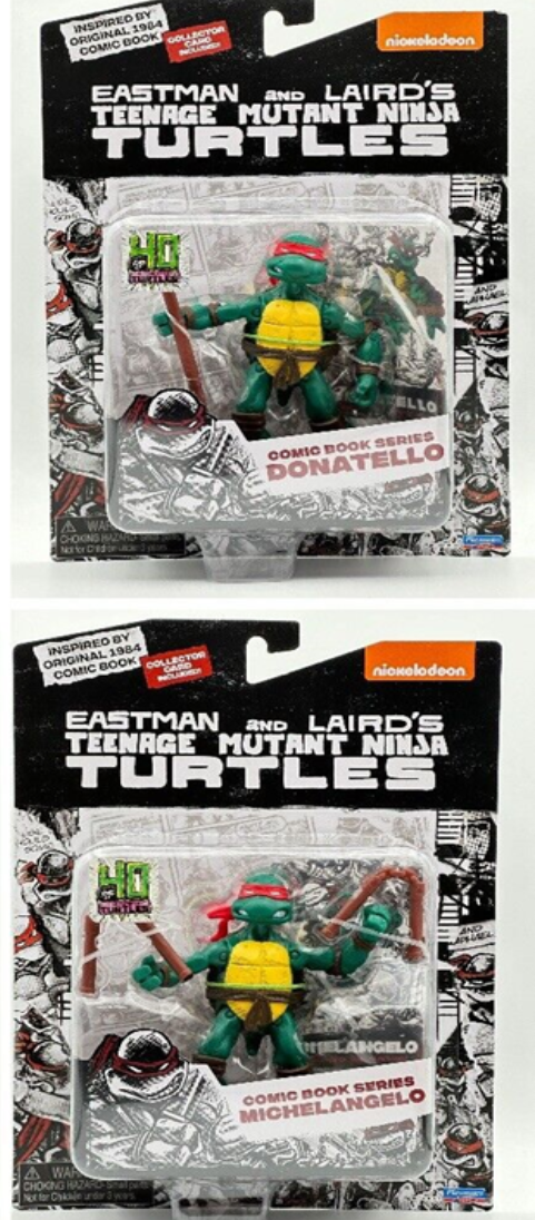 Eastman&Laird's Teenage Mutant Ninja Turtles  Comic Book Series  Don & Mike Playmates Toys