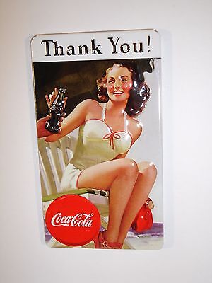 Coca Cola "Thank You" Embossed Magnet by Ande Rooney   Без бренда