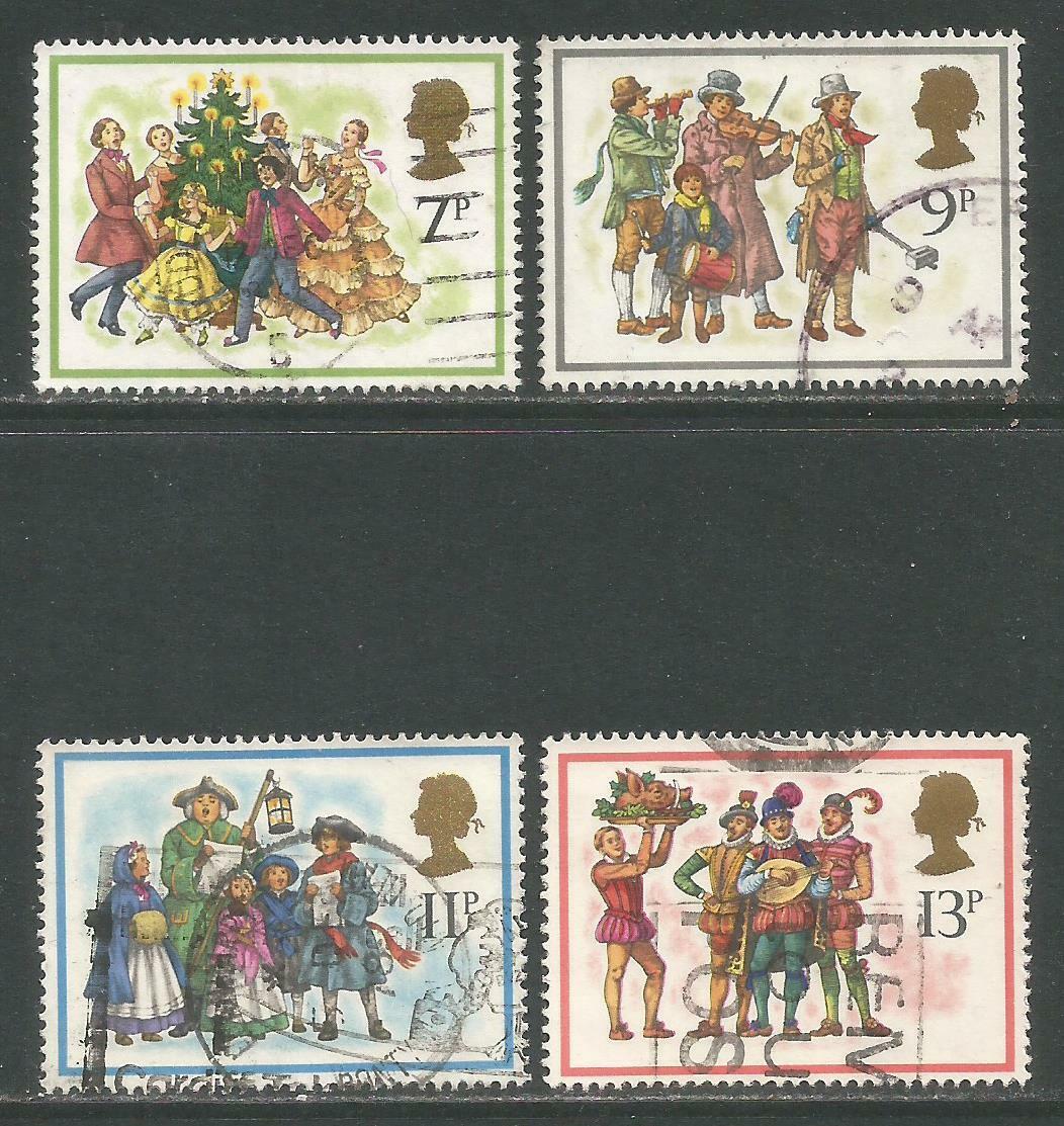 Great Britain 1978 Christmas/18th Century--Attractive Topical (847-50) fine used Без бренда