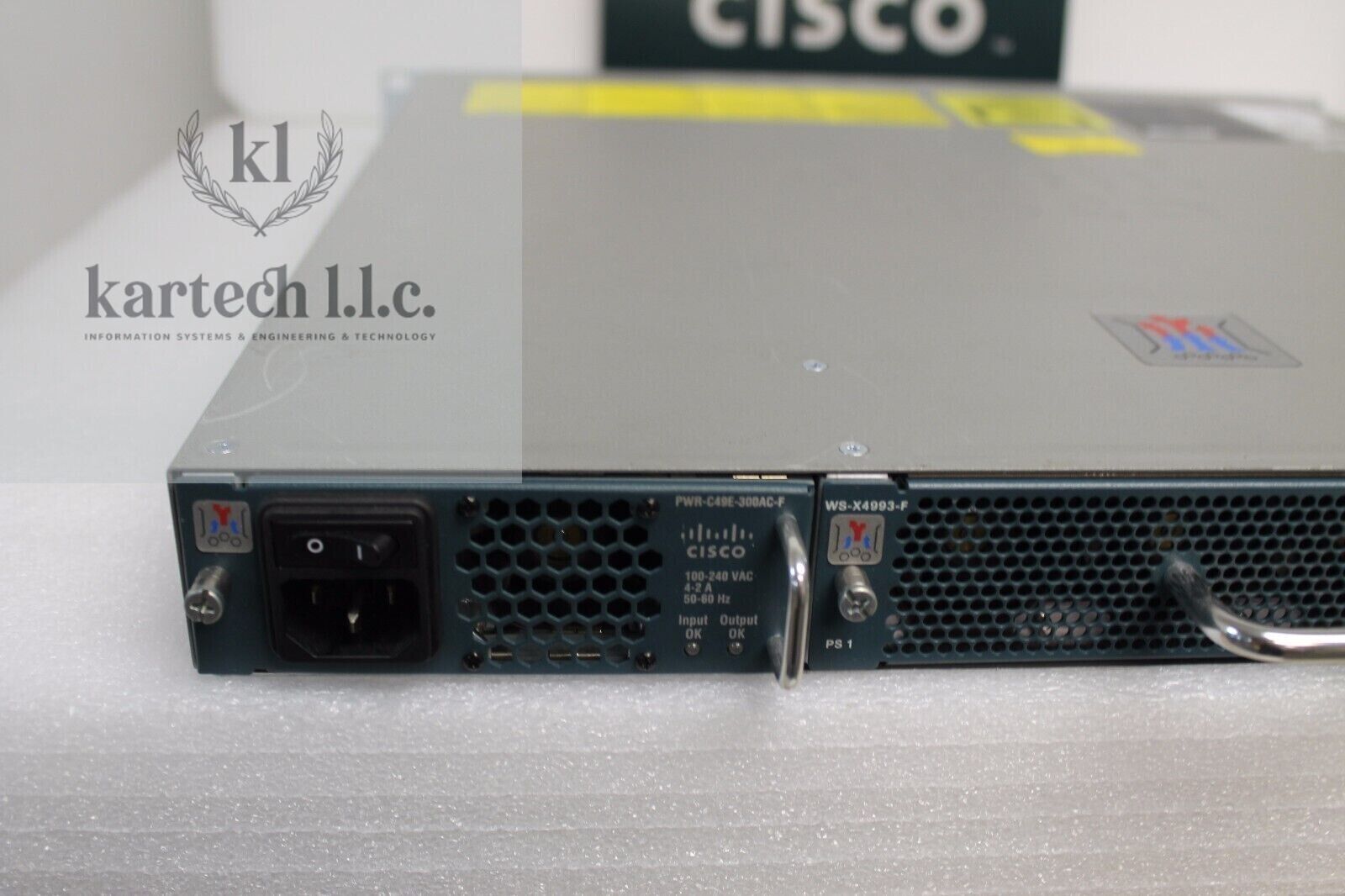 Cisco Catalyst 4948 WS-C4948E-F 48 Port L3 Gigabit Switch 15.2 OS Dual AC Cisco WS-C4948E-F - фотография #8