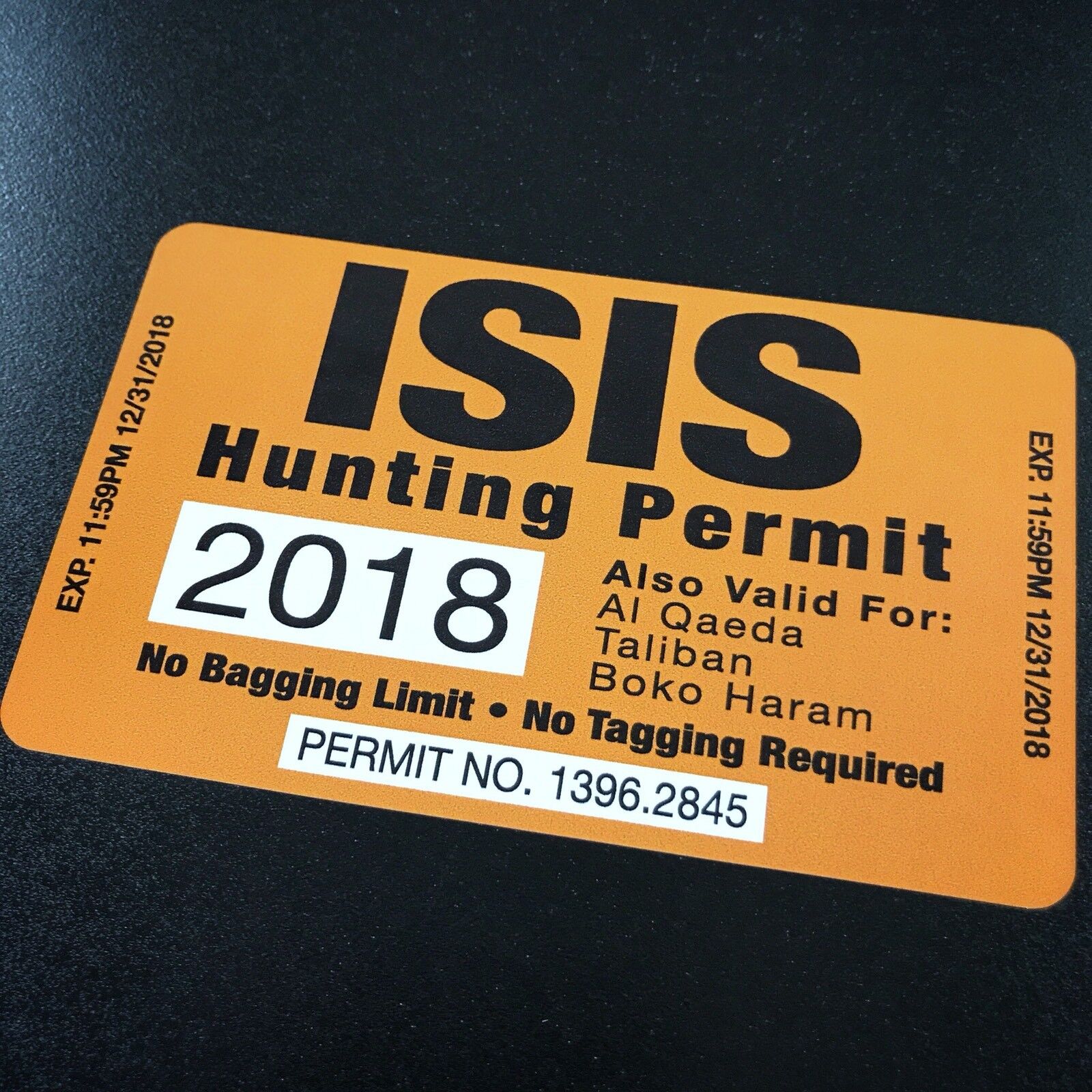 I*S*I*S Hunting Permit Sticker Lone Star Signs