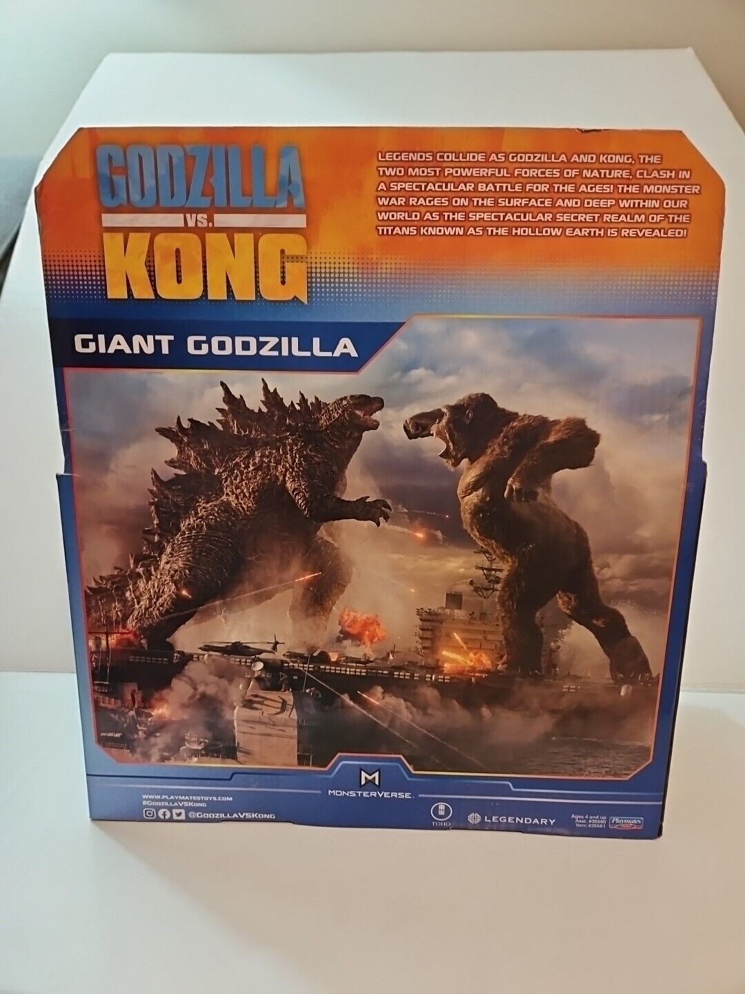Godzilla vs Kong Monsterverse 11” Giant Godzilla Figure Playmates Toy New Playmates 35561 - фотография #4