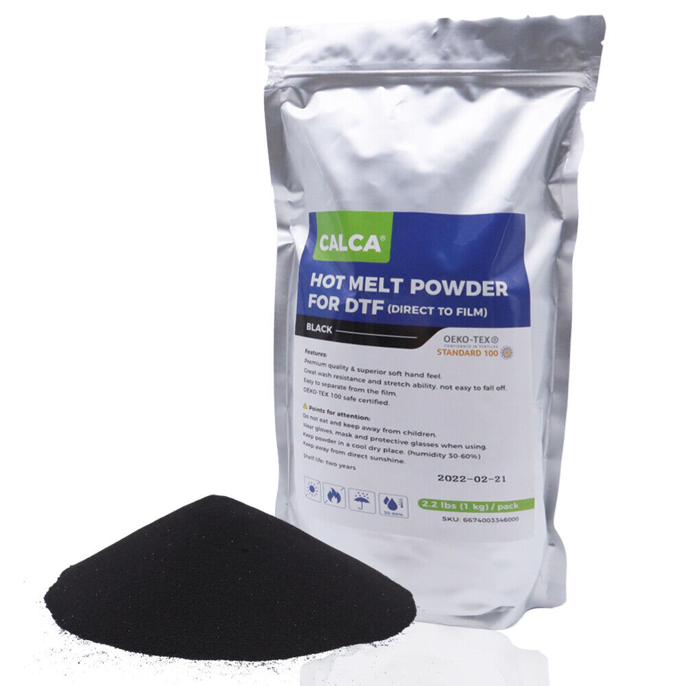 1kg DTF Powder Direct to Film Adhesive Hot Melt Powder Adhesive Black Powder QOMOLANGMA 6674003346000 - фотография #5