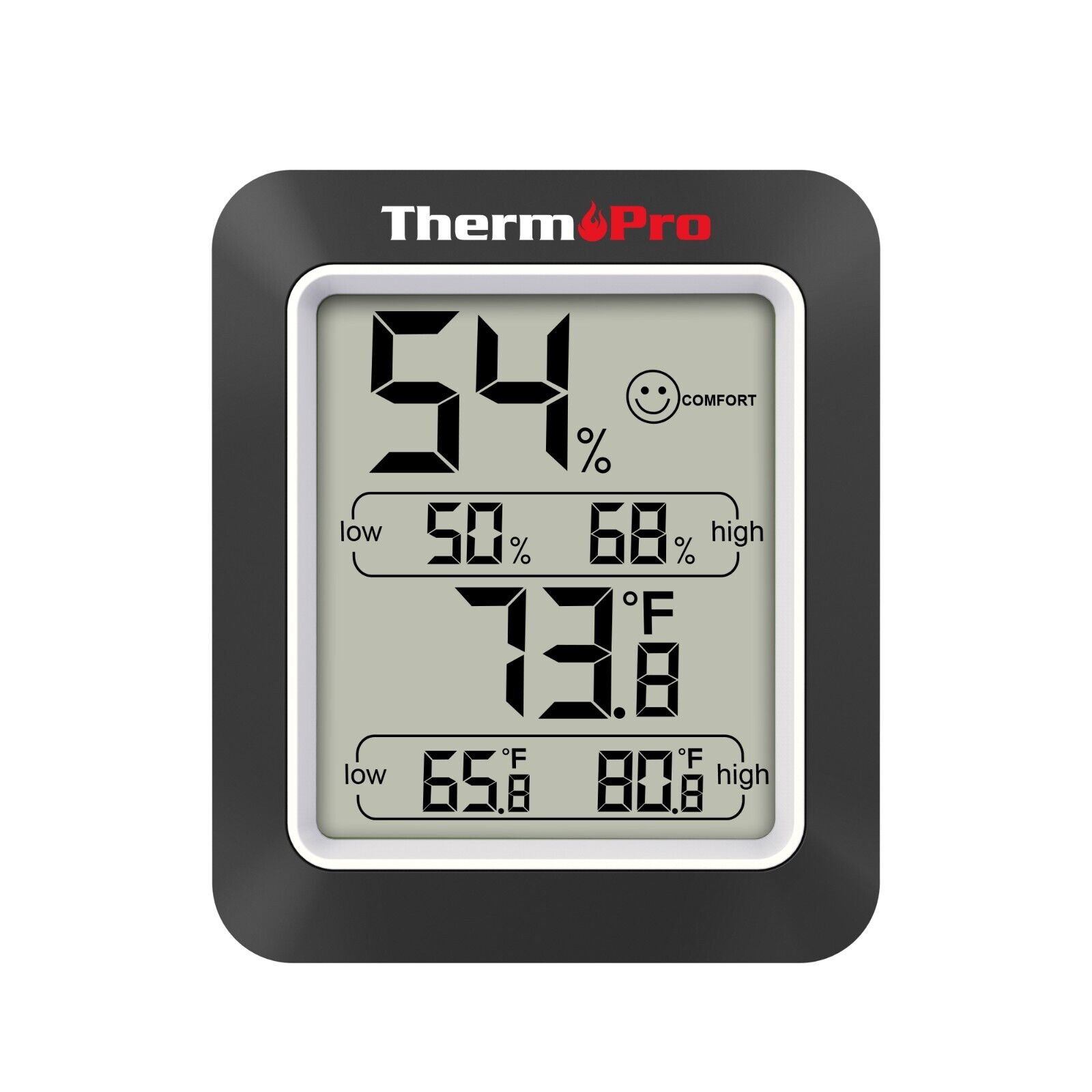 2xThermoPro Digital Hygrometer LCD Indoor Thermometer Temperature Humidity Meter ThermoPro TP-50 - фотография #9