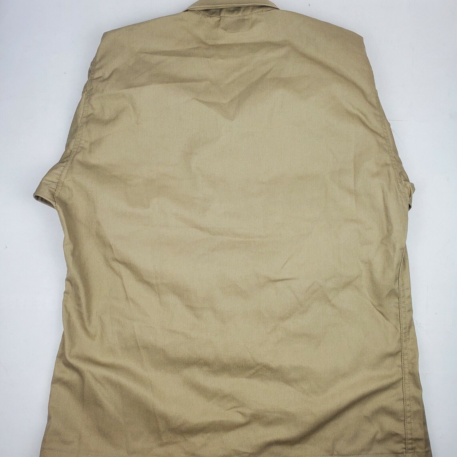 NWOT Tru-Spec Military Khaki Combat Coat Sz Large Regular Long Sleeve Button Up Без бренда - фотография #5