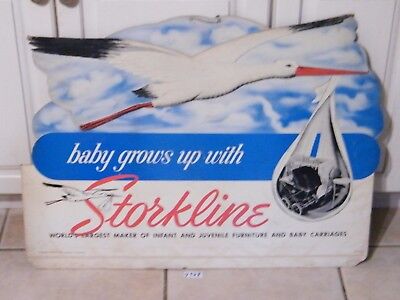 2 Vintage Storkline Baby Carriages Furniture Signs Chicago Storkline - фотография #5