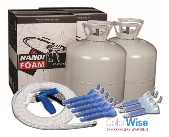 Handi-Foam 600 BF P10749, Spray Foam Insulation Kit, Closed Cell, Free Shipping! Handi-Foam P10749 - Fomo