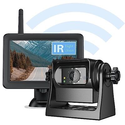  Wireless WiFi Magnetic Hitch Backup 1X WiFi Backup Camera with 5 Inch Monitor Does not apply Does Not Apply - фотография #2