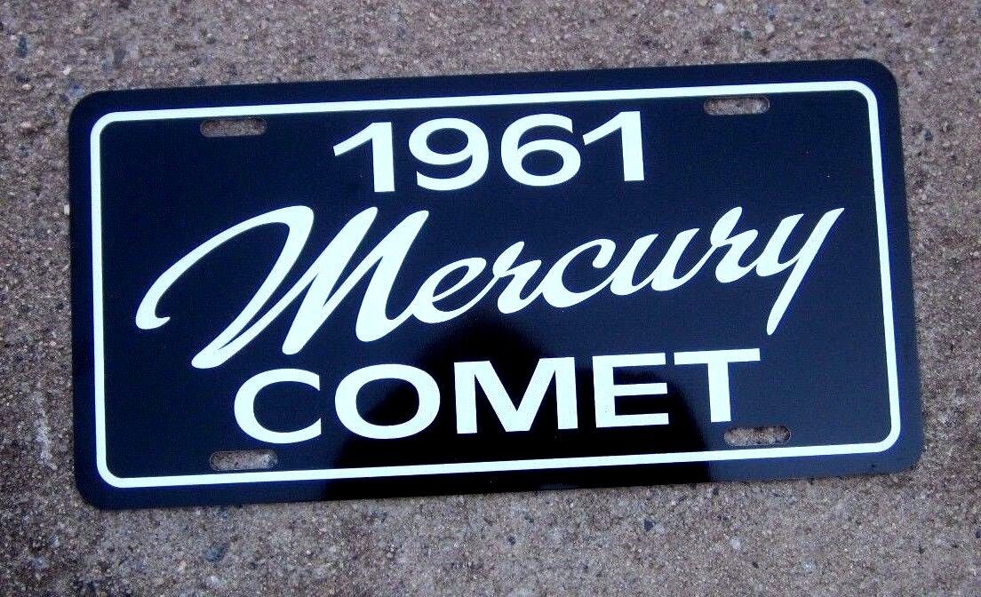 1961 Mercury Comet  License plate tag 61 MERC sub compact Без бренда Comet GT - фотография #3