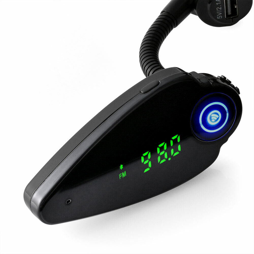 Bluetooth Wireless Car Kit FM Transmitter Hands-Free Call MP3 Player USB Charger Agptek Does not apply - фотография #4