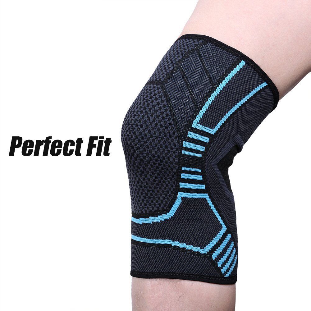 2x Knee Sleeve Compression Brace Support For Sport Joint Arthritis Pain Relief LotFancy S,M,L - фотография #7