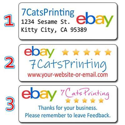 30 eBay Return Address Labels For Sellers Personalized Shipping Stickers Custom 7 Cats eBay Labels