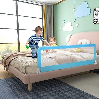 BABY JOY Bed Rails for Toddlers, 59'' Extra Long, Swing Down Bed Guard w/Safe... Baby Joy CO-B10 - фотография #2