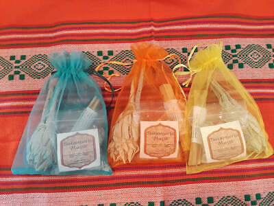 🧿Triple Power Smudge Kit! Copal, Palo Santo & White Sage for Protection, Cleans Mango Mantras - фотография #2