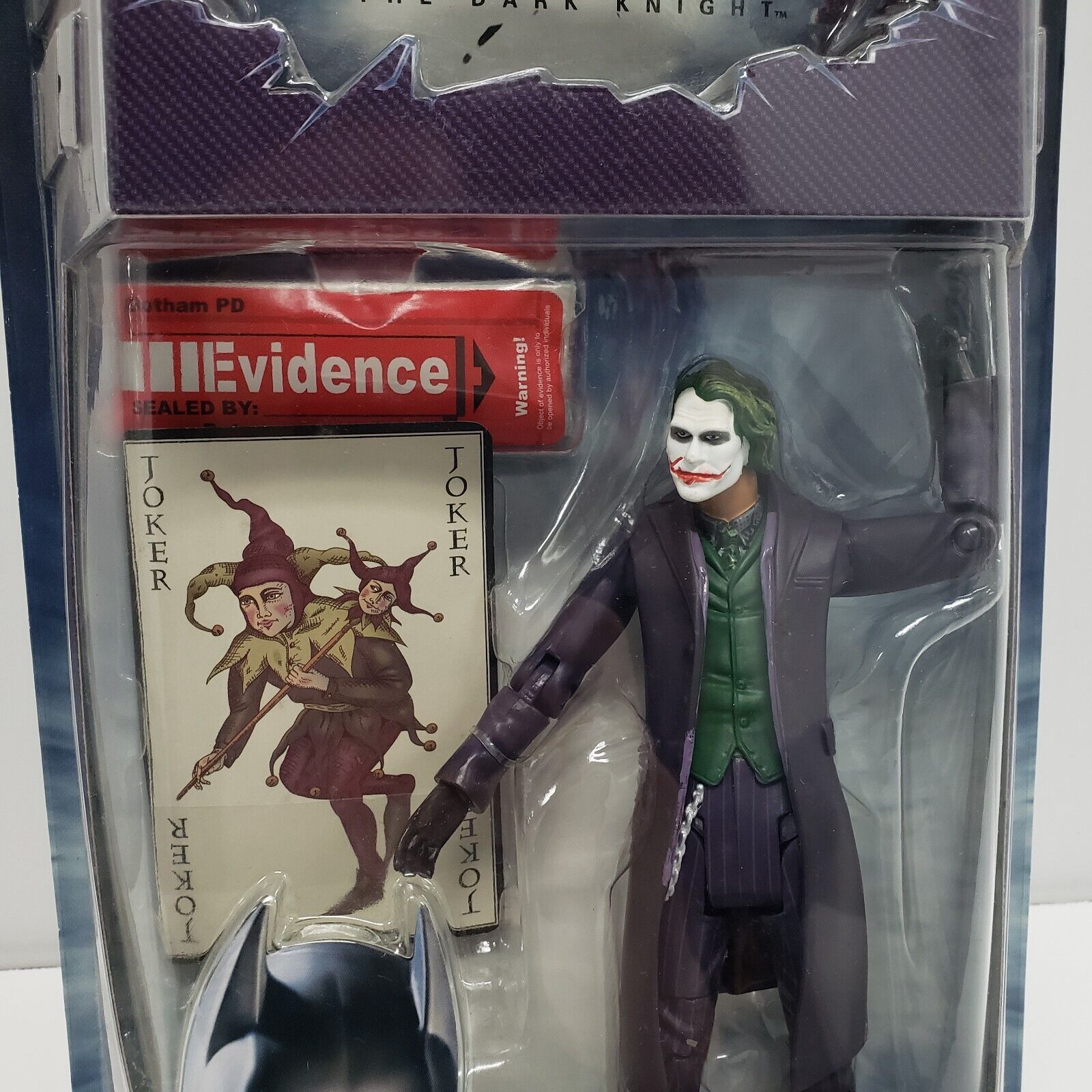 The Joker Action Figure The Dark Knight Crime Scene Evidence Mattel NEW Mattel - фотография #2