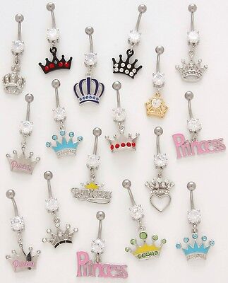 50 All Different Fancy Dangle Belly Rings WHOLESALE Lot Body Jewelry Piercings Unbranded - фотография #3