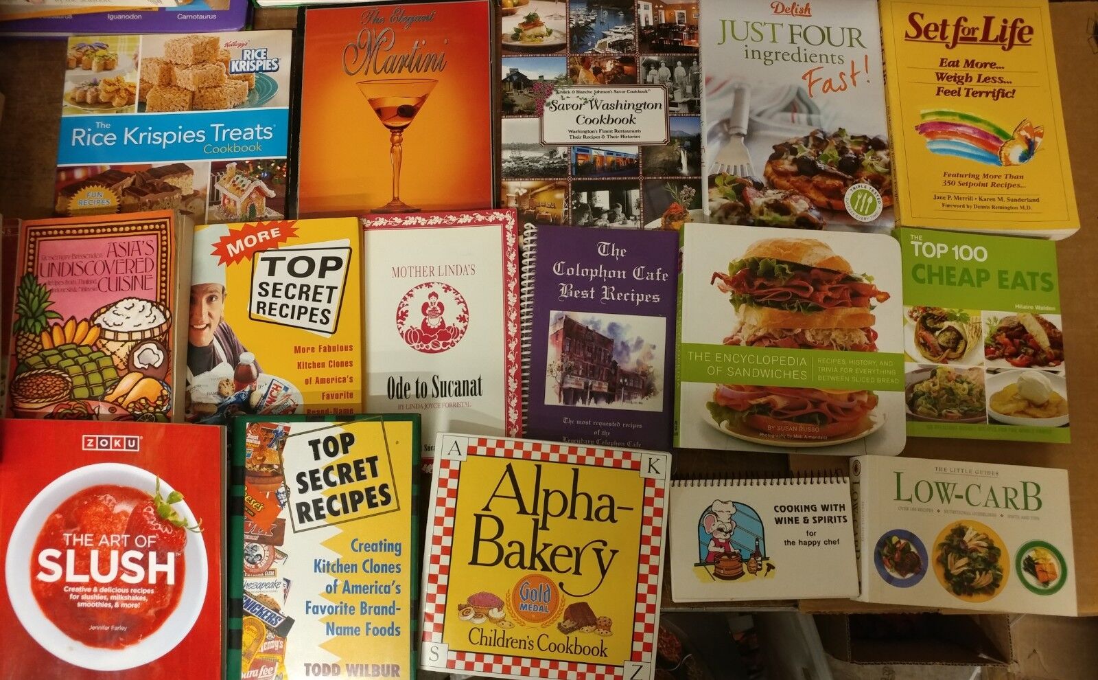 Lot of 20 Cooking Baking Recipe Grilling Low-Fat Ingredient Books MIX-UNSORTED Без бренда - фотография #8
