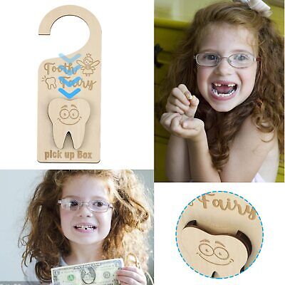 Tooth Fairy Door Hanger with Money Holder Tooth Fairy Pick up Box Encourage Gift Brand: free-space - фотография #7
