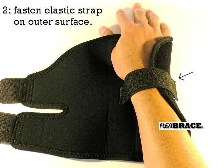 2 FDA APPROVED Wrist Hand Brace Carpal Tunnel Support Splint Band By Flexibrace Flexibrace WT - фотография #8