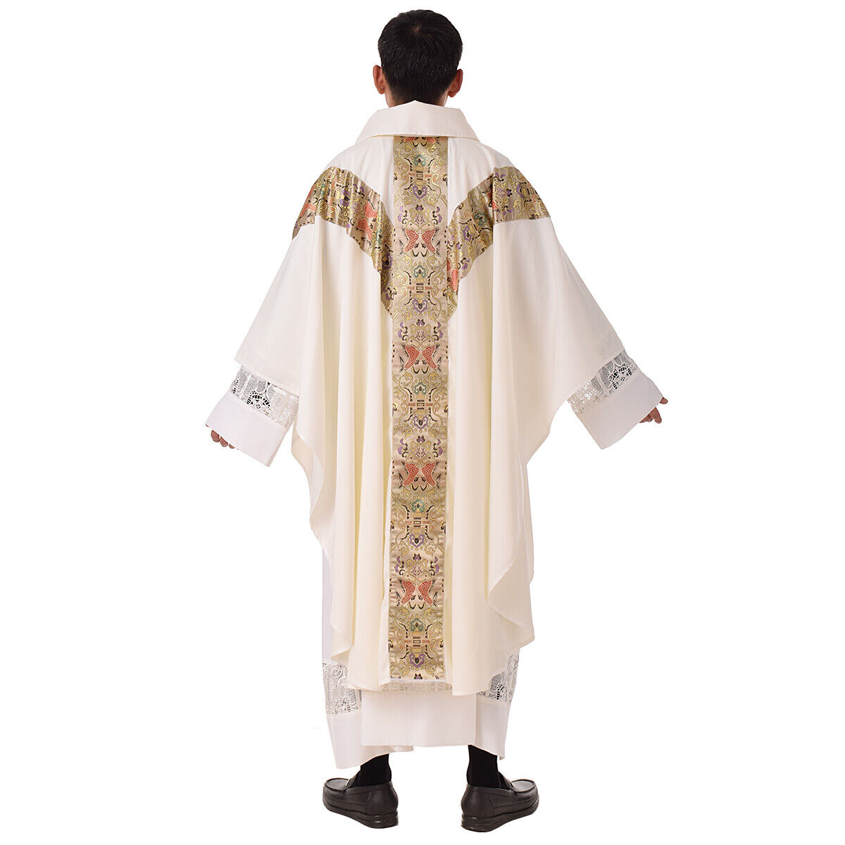 Church Clergy Vestments Catholic Priest Chasuble Cope J032 Robe with stole Blessume - фотография #7