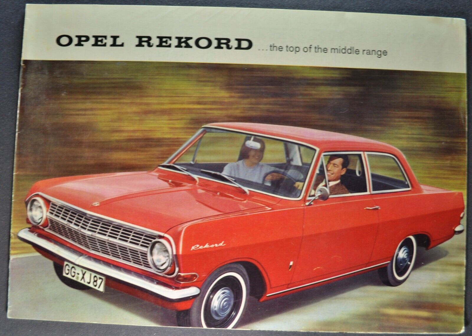 1964 Opel Rekord Catalog Sales Brochure L Sedan Excellent Original 64 Без бренда Rekord