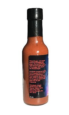 Wicked Reaper Carolina Reaper Hot Sauce Hotter than Ghost Peppers Extreme Heat Wicked Reaper WickedReaper - фотография #2