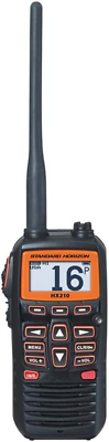 Standard Horizon HX210 6W Floating Handheld Marine VHF Transceiver [HX210] Standard Horizon Not Applicable