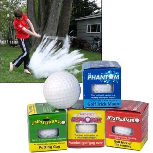 48 Golfing Prank Trick Gag Novelty Joke Magic Golf Balls ~ (4 dozen) Cloud Flite