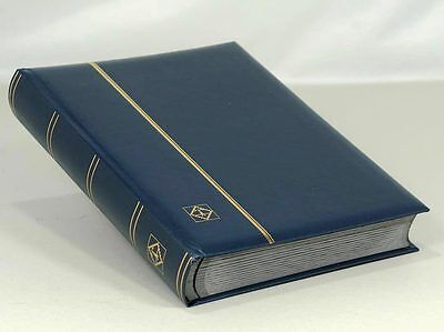 Lighthouse Leatherette Stockbook (64 Black Pgs.) Blue - LSP4/32 - Free Shipping Lighthouse
