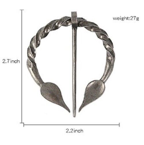 Viking Style Belt Buckle/ Brooch Cloak Pin Clasp Shoulder Shawl Scarf Clasp Без бренда - фотография #12
