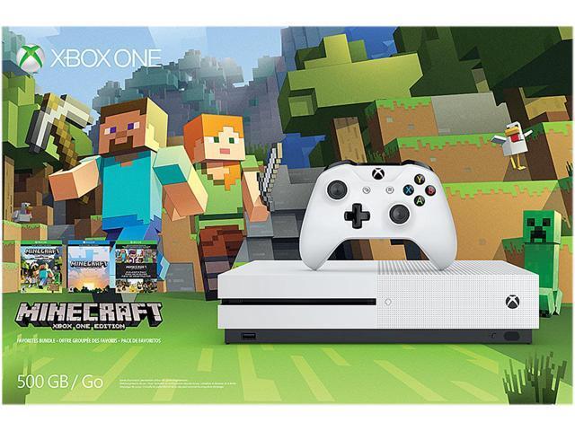 Xbox One S 500GB Console - Minecraft Favorites Bundle Microsoft ZQ900043
