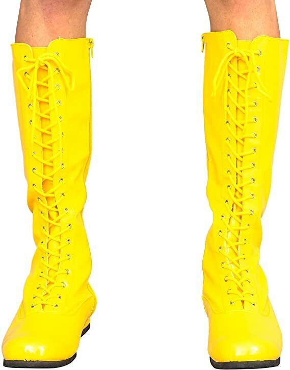Adult Pro Wrestling Costume Lace-Up Zipper Boots Custom Made Multiple Color Costume Agent - фотография #3