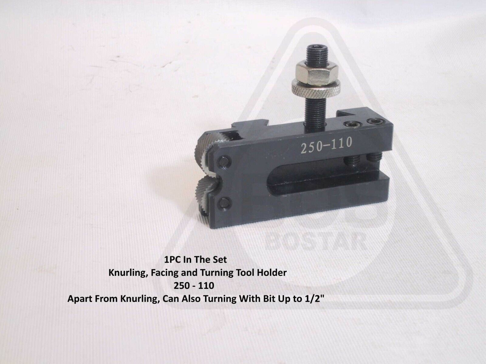 BOSTAR AXA 250-100 Piston Type Tool Post Tool Holder Set for Lathe 6 - 12" , 6PC Toolprecision 251100 - фотография #6