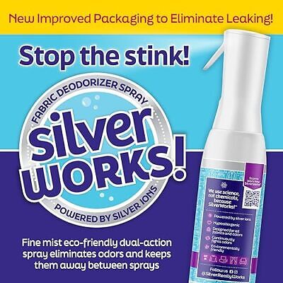  Fabric Spray Odor Eliminator For Home - Powerful, Natural Silver Ion  Does not apply Does Not Apply - фотография #4