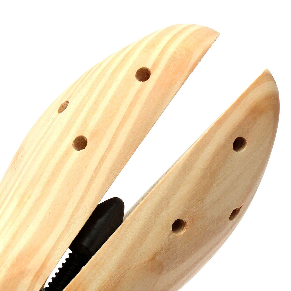 Unisex Women Men Wooden Adjust 2-Way Shoe Trees Stretcher Expander US Size 4-12 Unbranded Does Not Apply - фотография #8