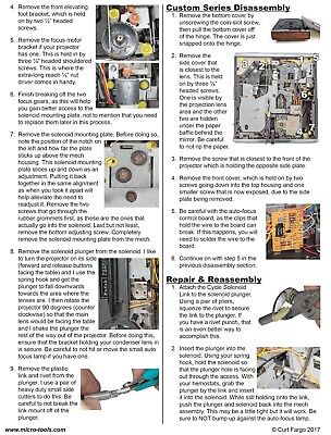 Repair Kit For Kodak Carousel Slide Projector w/Manual Focus Kodak LINK - фотография #4
