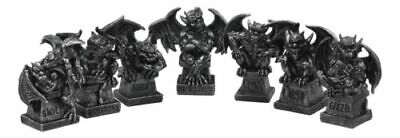 The Allegorical Seven Deadly Sins Gargoyle Figurine Set of 7 Wicked Gargoyles Без бренда - фотография #4