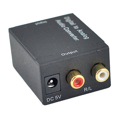 Digital Optical Coax to Analog RCA L/R Audio Converter Adapter with Fiber Cable Unbranded/Generic Does not Apply - фотография #4