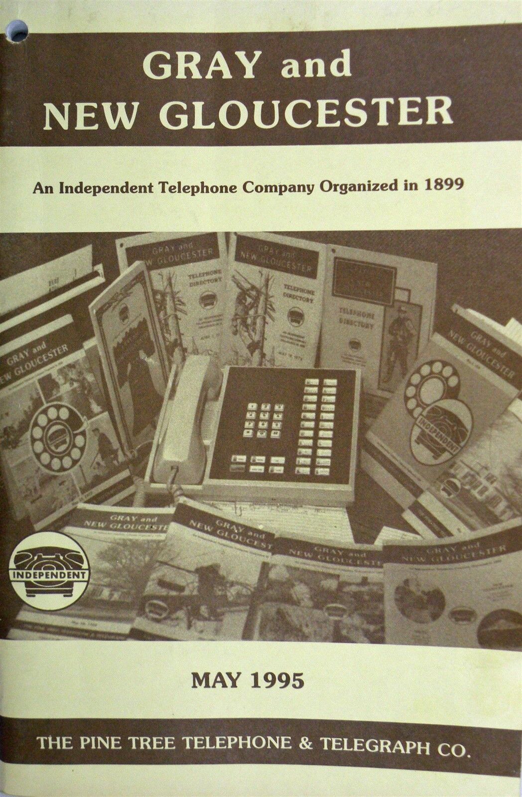 Telephone Directory Pine Tree Telephone & Telegraph Gray, New Gloucester ME 1995 Pine Tree Telephone & Telegraph Co