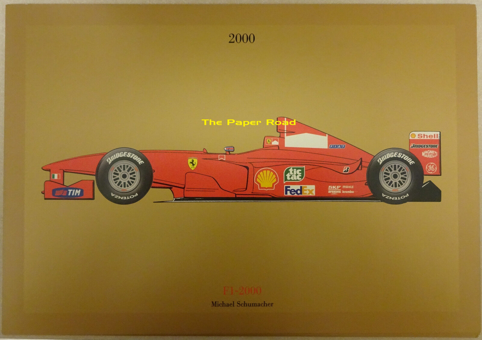 2001 LaFerrari Mondiali Commemorative Portfolio 1697/01 Schumacher Lauda Ascari Без бренда - фотография #4