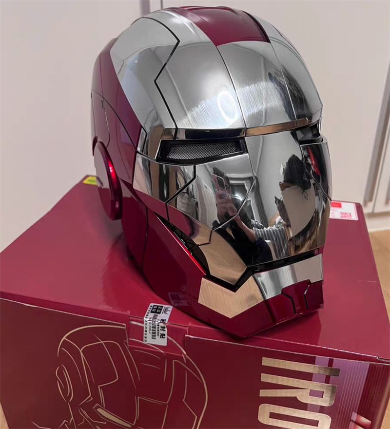 HOT US AUTOKING Iron Man MK5 1:1 Helmet Wearable Voice-controlled Cosplay Props Unbranded Does Not Apply - фотография #3