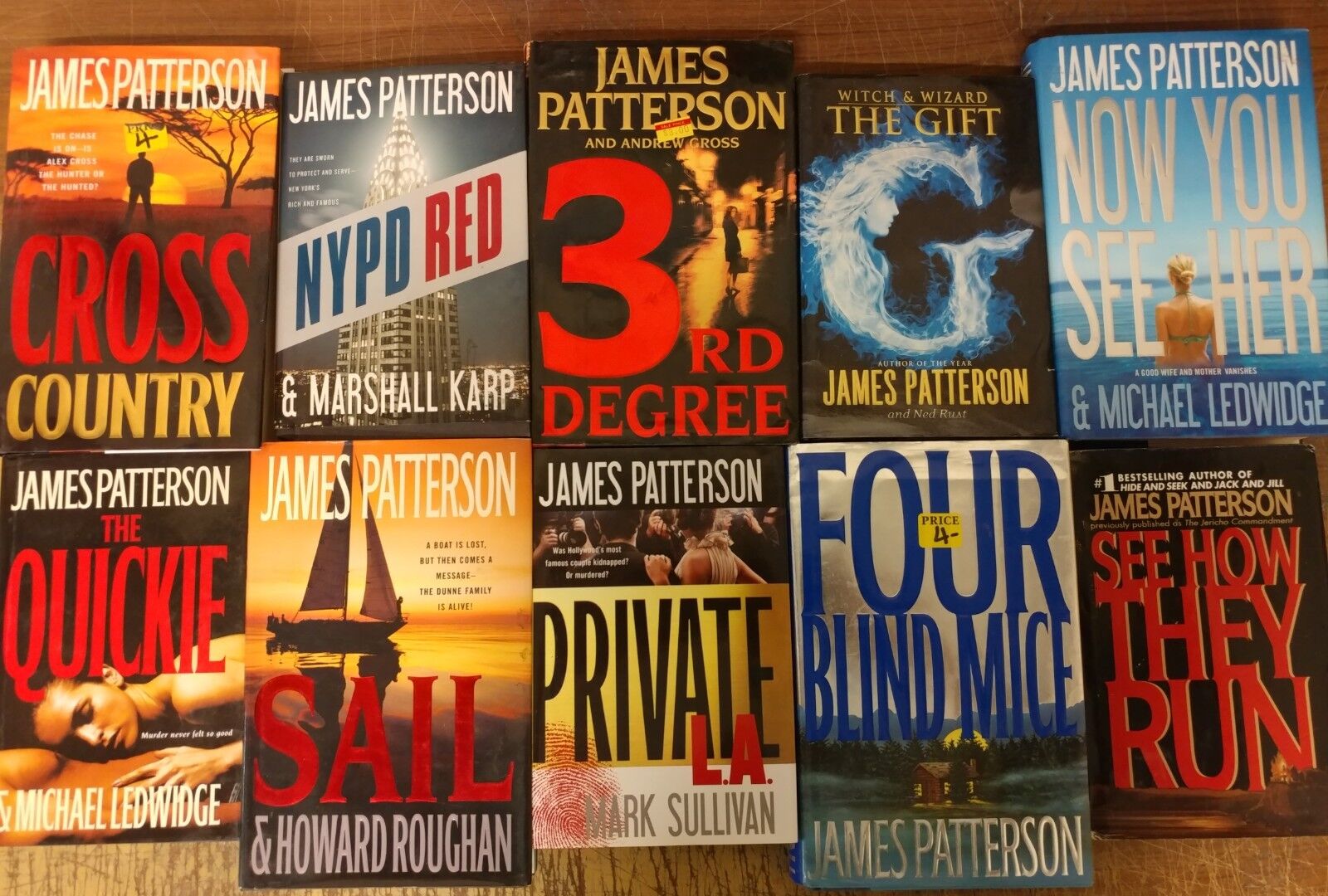 Lot of 10 JAMES PATTERSON Alex Cross Detective ALL Hardcover HB RANDOM Books MIX Без бренда - фотография #6