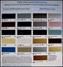 1979 Lincoln Color Chip Paint Selector Brochure Continental Versailles Mark V 79 Без бренда full line