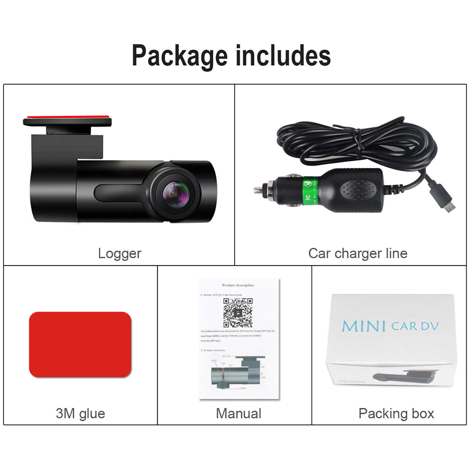 Dash Cam Pro WiFi Camera Car Recorder DVR HD 1080P Night-Vision Hidden Camcorder Unbranded Does Not Apply - фотография #3