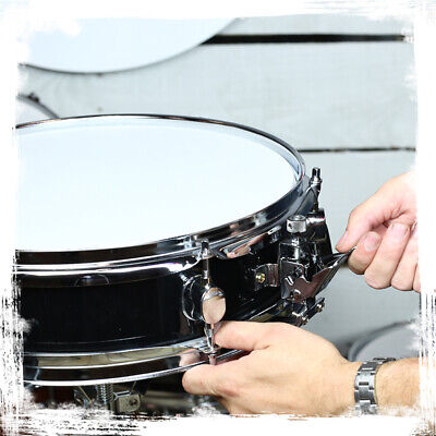 GRIFFIN Piccolo Snare Drum - 13"x3.5 Black Acoustic Percussion Poplar Wood Shell Griffin SM-13 Black - фотография #9