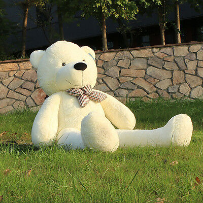 Joyfay 63in 160cm White Giant Teddy Bear Plush Toy Birthday Valentine Gift Joyfay JFTOY00068