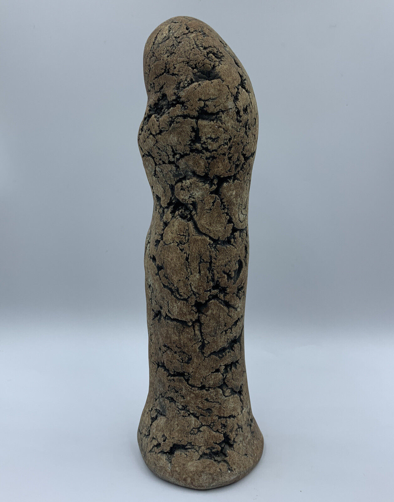 Folk Art Hand Carved Stone Women Figure 8” Tall, Engraved By Stan Без бренда - фотография #4