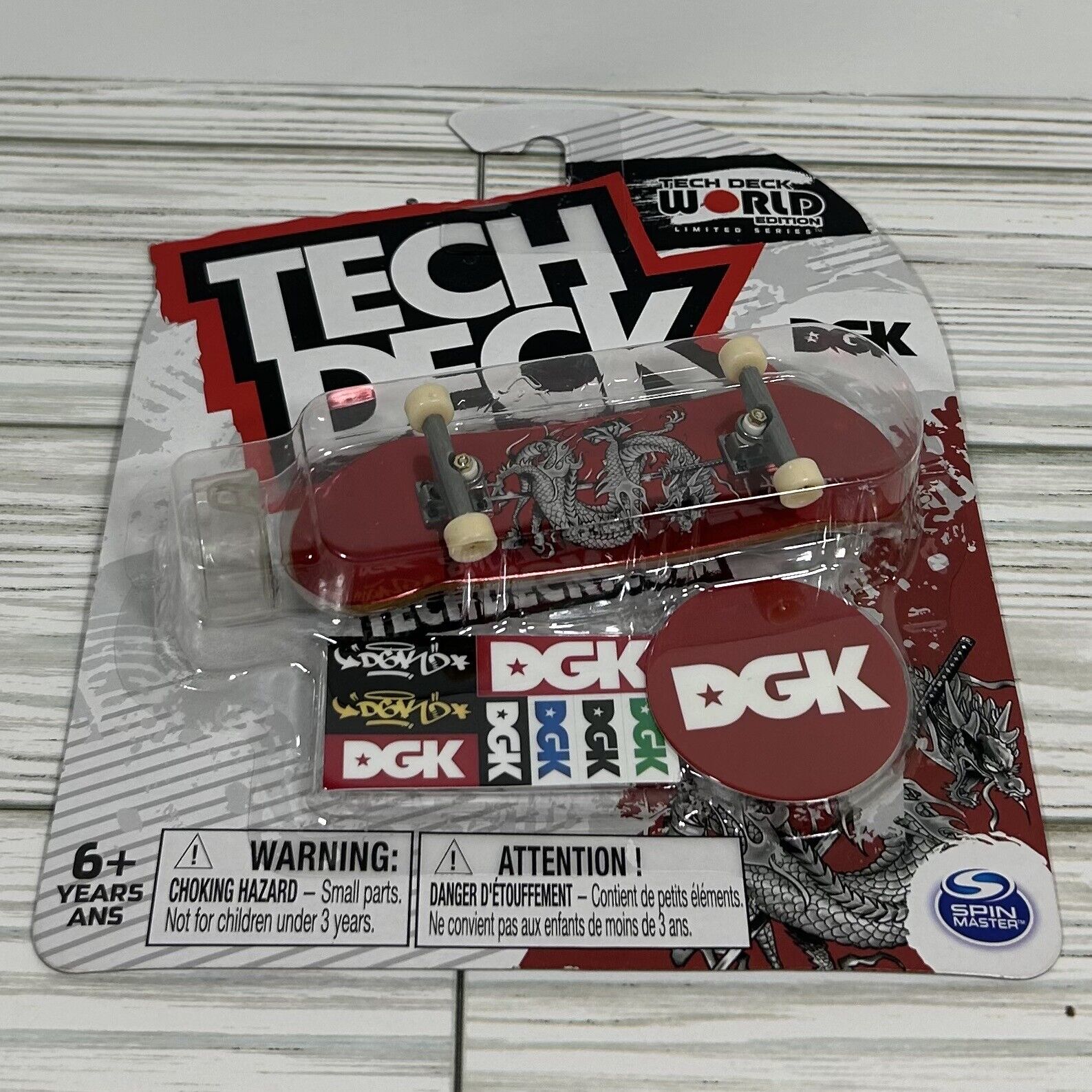 Tech Deck DGK Skateboards World Edition Limited Series Ultra Rare Chase - New Spin Master - фотография #2