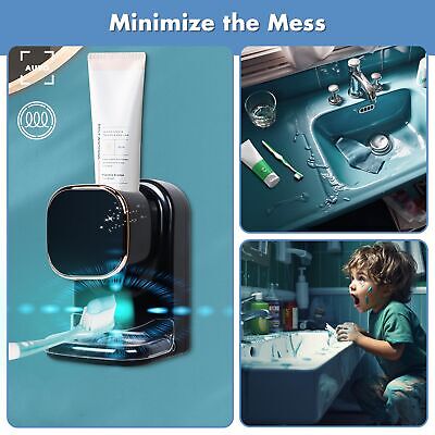 Upgraded Automatic Electric Toothpaste Dispenser Auto Toothpaste Dispenser with cambk - фотография #2